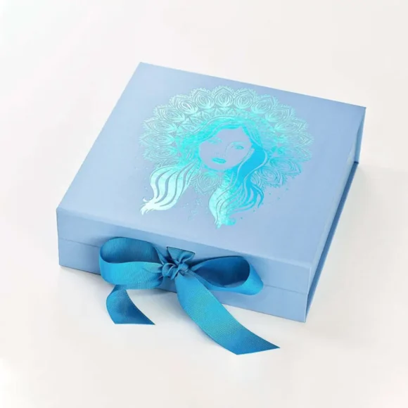 Custom Blue Foil Boxes