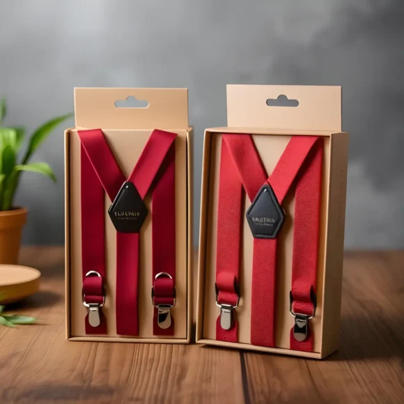 Custom Suspenders Packaging Boxes