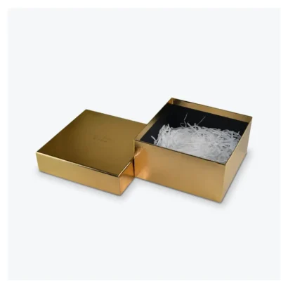 Gold Foil & Partial Lid Aroma Candel Boxes