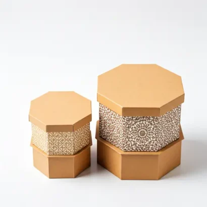 Hexagon 2 Piece Boxes