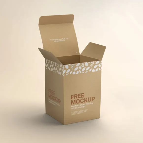 Kraft Tuck Top Mailer Boxes