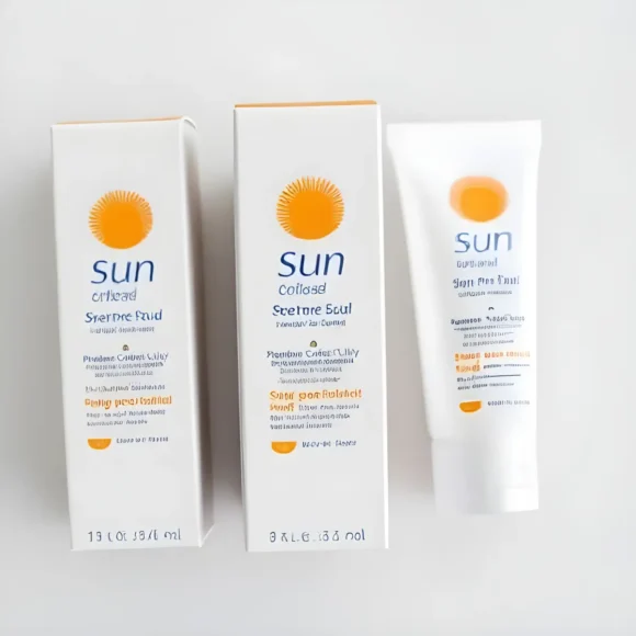 Sun Protection Cream Packaging Boxes