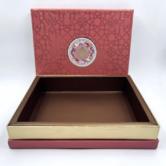 Custom Dark Hot Pink Foil Boxes