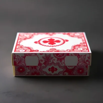 Custom Red Foil Boxes