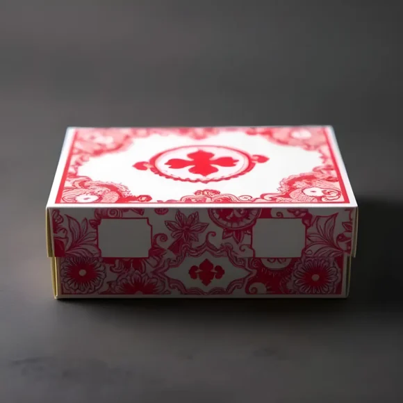 Custom Red Foil Boxes