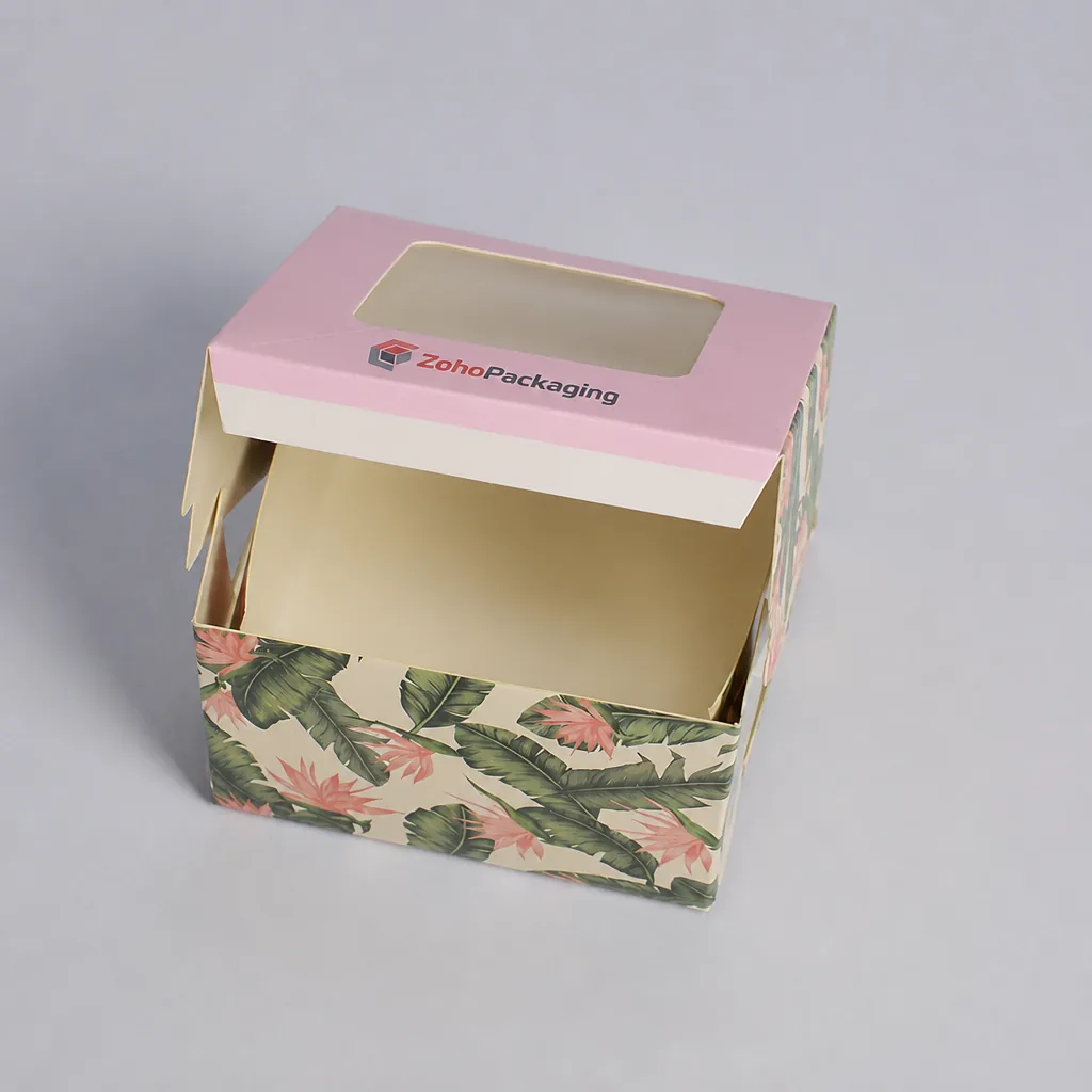 Custom Cookie Boxes Wholesale | Bakery Packaging with Window - Zoho Packaging Custom Cookie Boxes