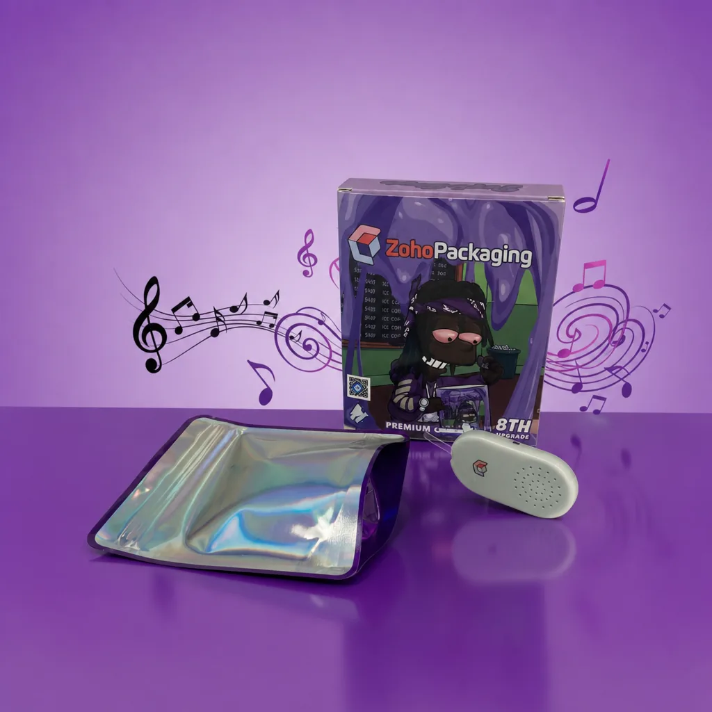 Custom Holographic Foil Boxes Wholesale | Premium Packaging - Zoho Packaging Custom Holographic Foil Boxes