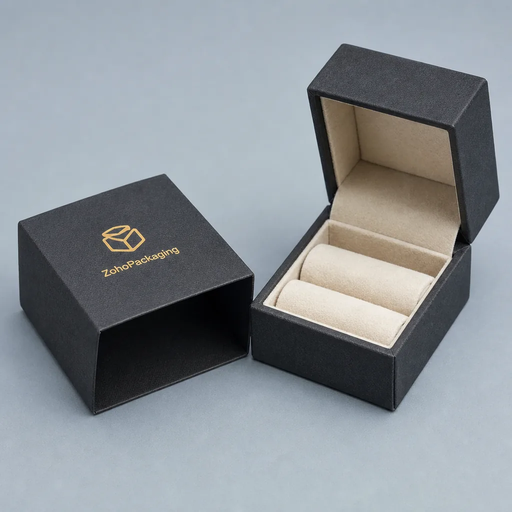 Custom Ring Boxes Wholesale | Gift Packaging - Zoho Packaging Custom Ring Boxes