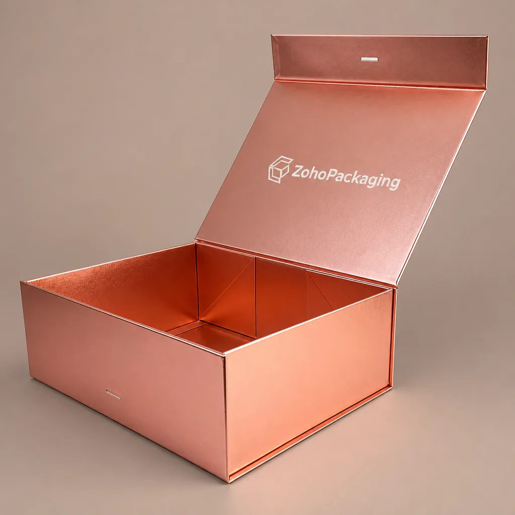 Custom Rose Gold Foil Boxes Wholesale | Premium Packaging - Zoho Packaging Custom Rose Gold Foil Boxes