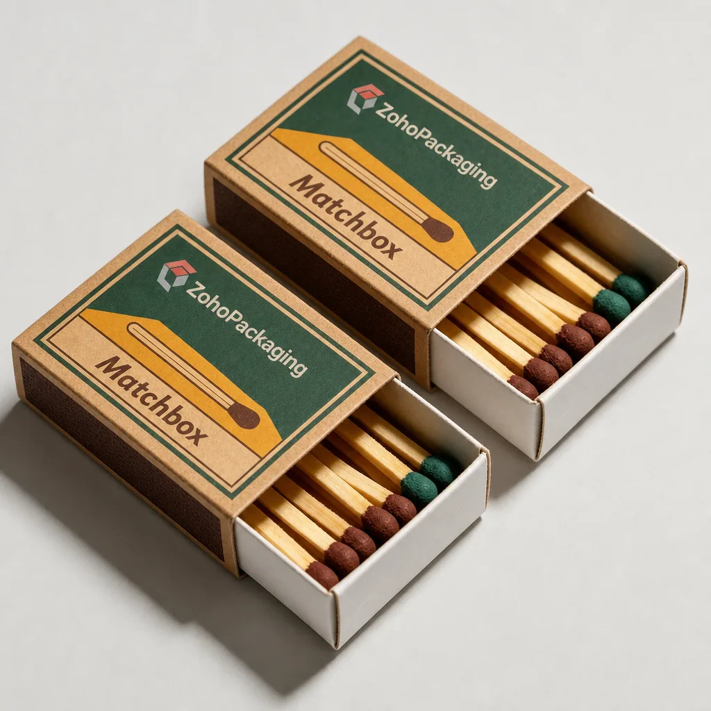 Custom Match Boxes Wholesale | Custom Packaging - Zoho Packaging Match Boxes