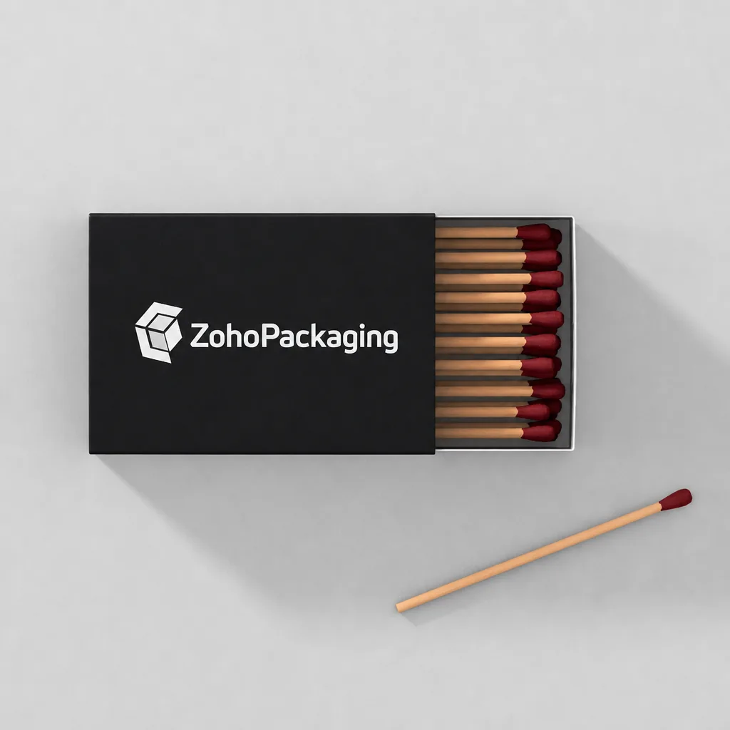 Custom Match Boxes Wholesale | Custom Packaging - Zoho Packaging Match Boxes